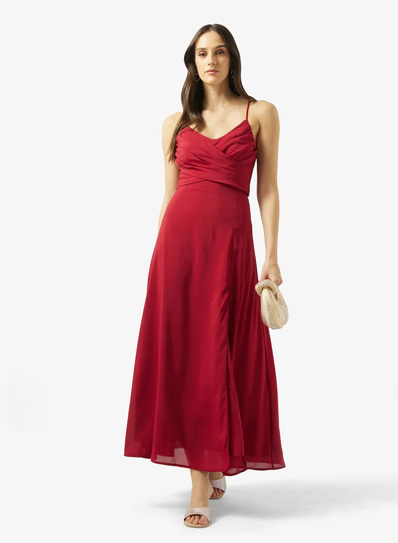 ELLA  Strappy A-line Dess With Slit for Women | Best Price UAE